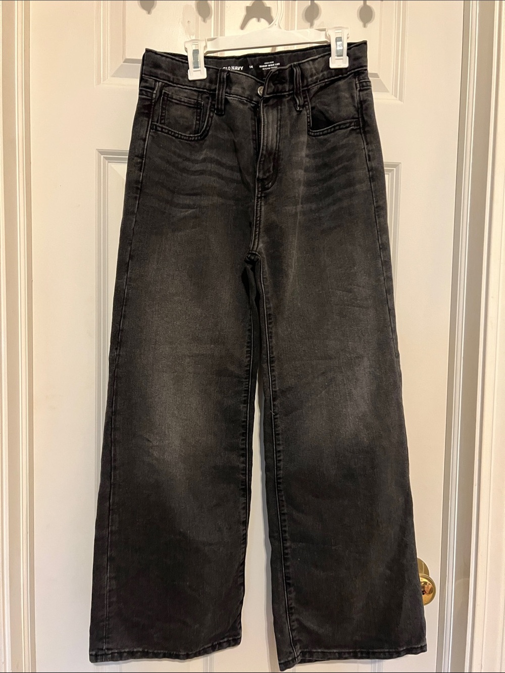 Old Navy Black Wide-Leg Kids Jeans